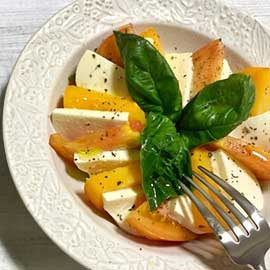 柿のカプレーゼ