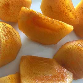 柿のバター焼き