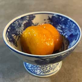 柿とりんごのマリネ