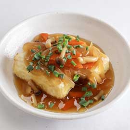 豆腐のハンバーグステーキ