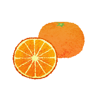 みかんのイラスト