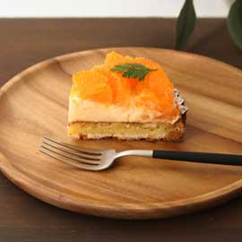 みかんのレアチーズケーキ