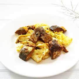 簡単鯖缶のマヨ炒め