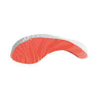 秋鮭のイラスト