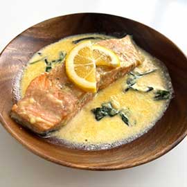 鮭のクリーム煮