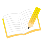 コツコツ進む力のイラスト